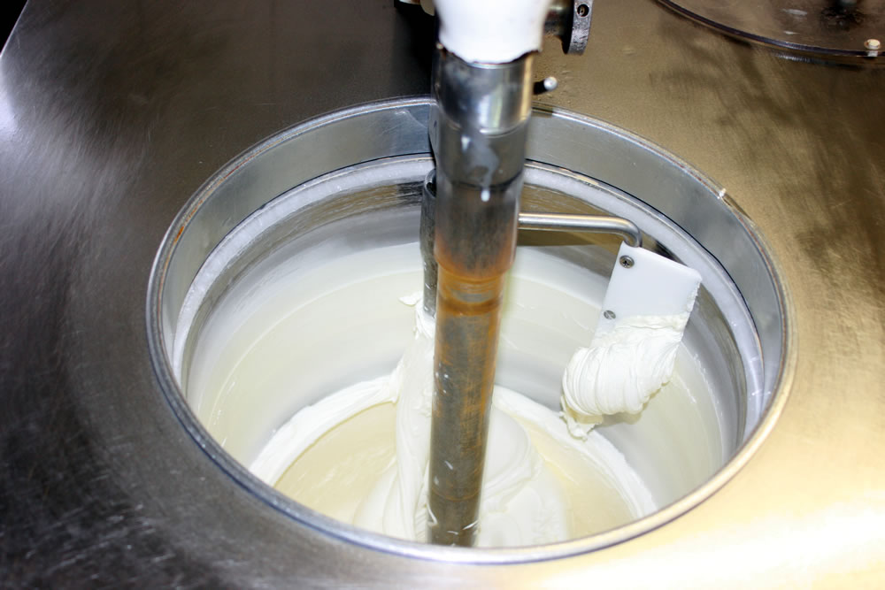 Unsere Milcheis Produktion